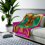 Aries Horoscope Themed Velveteen Soft Blanket