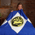 Blue Ranger Velveteen Plush Blanket
