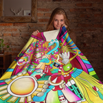 Aztec One Velveteen Soft Blanket
